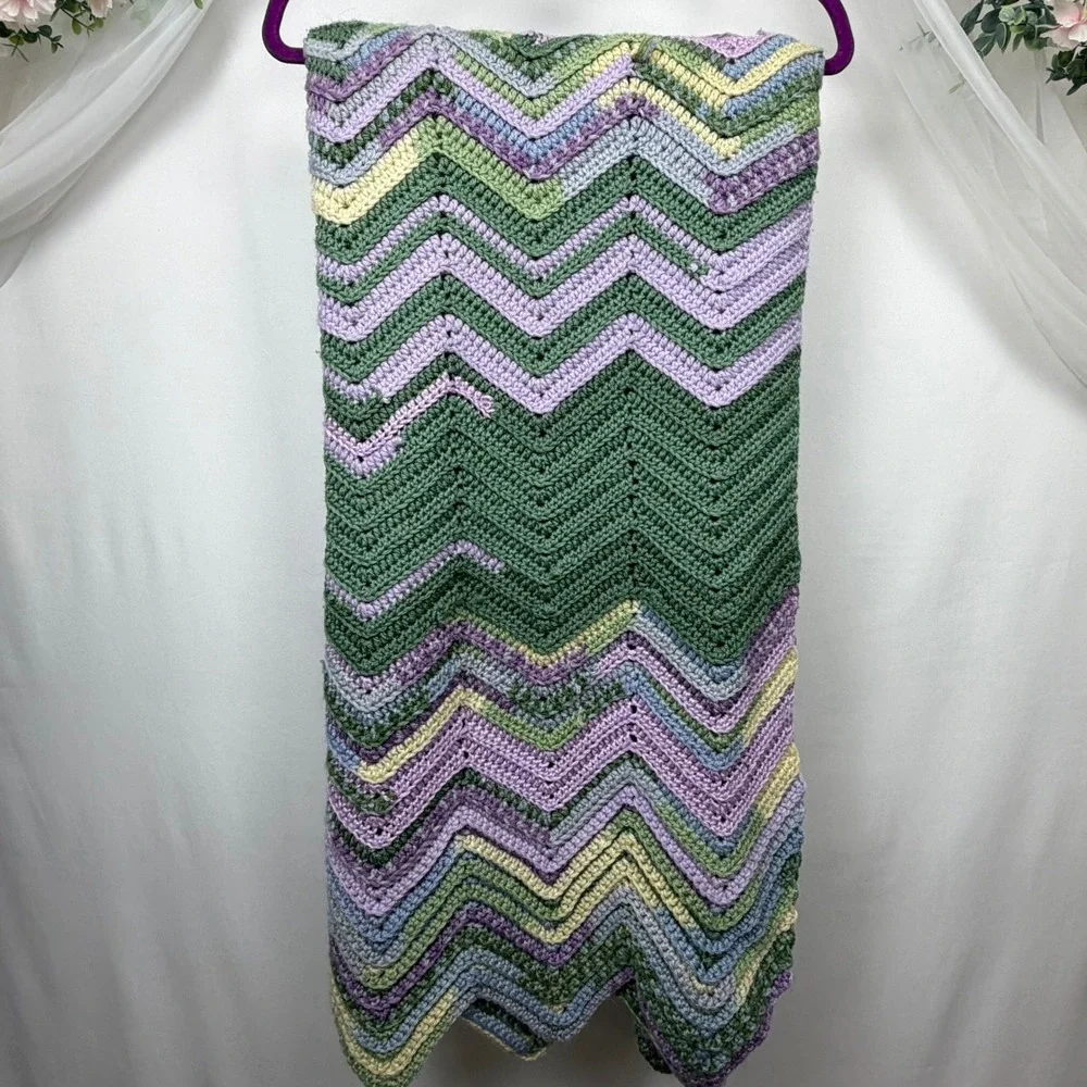 Handmade crochet blanket